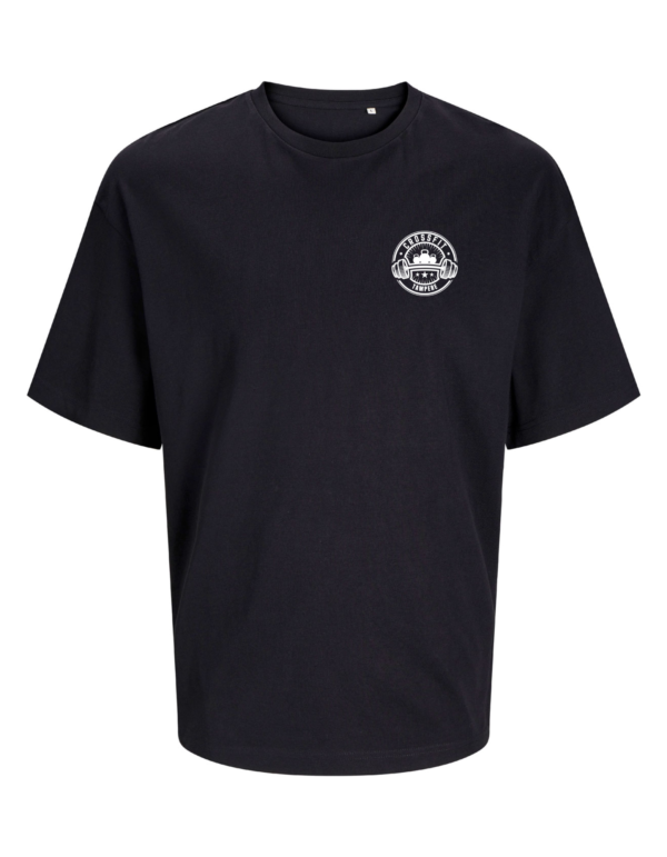 Ovesized T-shirt "Showed Up, 6:30" - Image 2
